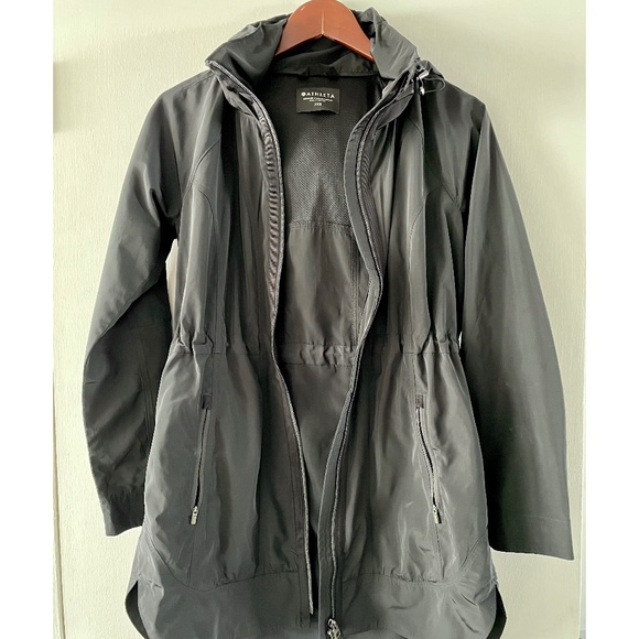 Athleta Utility Rain Jacket, Black, Size: XXS - Picture 1 of 5